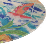 Planche À Découper Red Sailboat Red Sun (Coin)