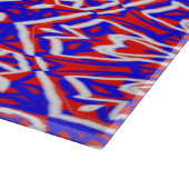 Planche À Découper Red, White and Blue Geometrics (Coin)