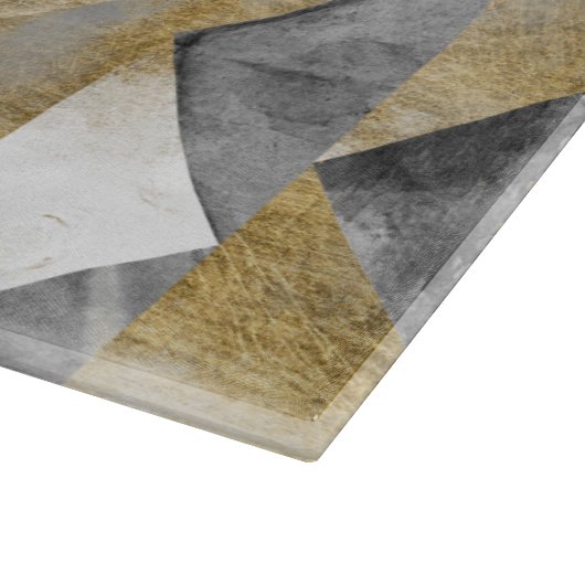 Planche À Découper Réflexions dorées I (Coin)