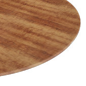 Planche À Découper Regard du bois de grain d'acacia bouclé de Koa (Coin)