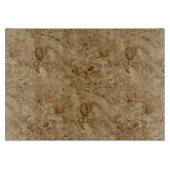 Planche À Découper Regard fossile de marbre Brown (Devant)