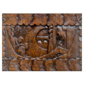 Planche À Découper Regard oriental en bois découpé (Devant)