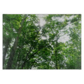 Planche À Découper Regard sur les arbres d'été (Devant)