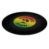 Planche À Découper Reggae Musique Vinyl Record Rasta Chef (Coin)