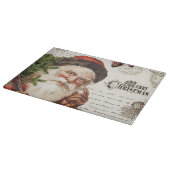 Planche À Découper région boisée vintage Père Noël (Coin)