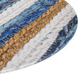 Planche À Découper Rein patchwork : jean recyclé tapis. (Coin)