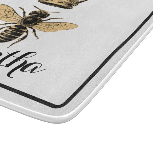 Planche À Découper Reine Bee couronnée (Coin)
