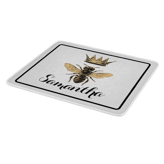 Planche À Découper Reine Bee couronnée (Coin)