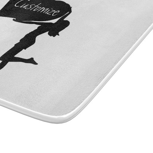 Planche À Découper Reine des pique tenant de l'As noir Thunder_Cove (Coin)