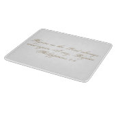 Planche À Découper Réjouissez-vous toujours dans le Seigneur. Verse B (Coin)