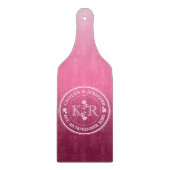 Planche À Découper Relation de Equals Monogramme Rose rose Ombre (Devant)