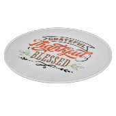 Planche À Découper remerciant béni fête de l'action de grâce (Coin)