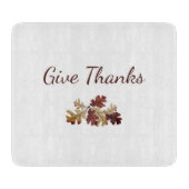 Planche À Découper Remerciements Remerciements Automne automne Foliin (Devant)