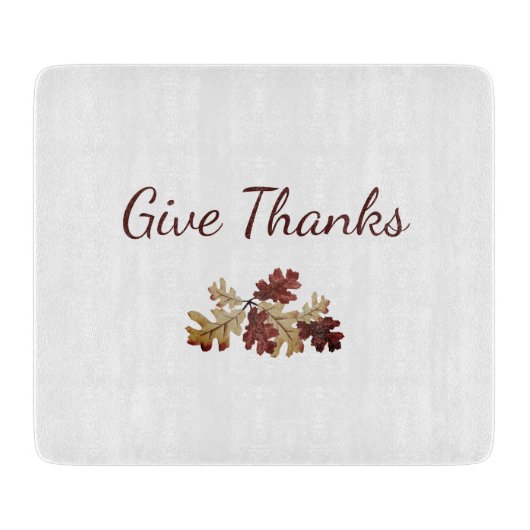 Planche À Découper Remerciements Remerciements Automne automne Foliin (Devant)