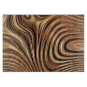 Planche À Découper Remous de cuivre de café (Devant)