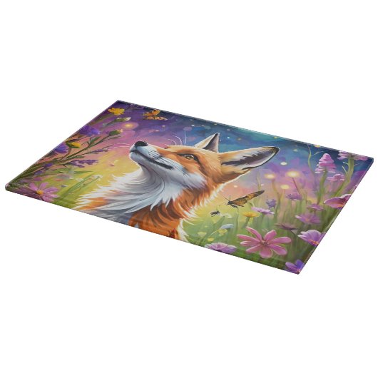 Planche À Découper Renard Majestueux (Coin)