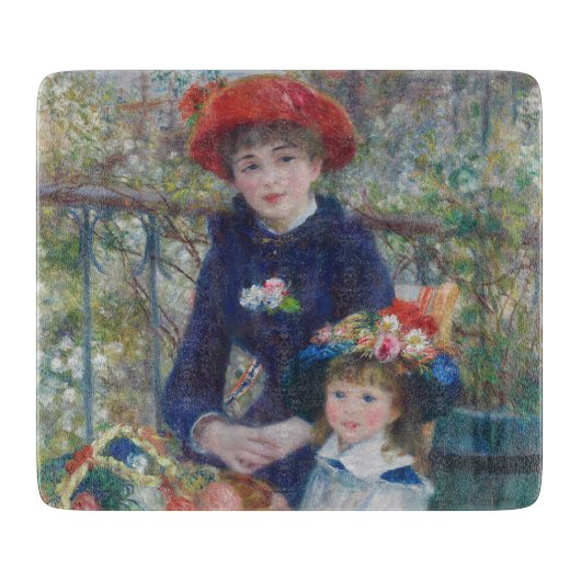 Planche À Découper Renoir Deux Soeurs Terrasse Français Impressionnis (Devant)