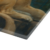 Planche À Découper Repos surveillé - Paire de lions dans le cadre du (Coin)