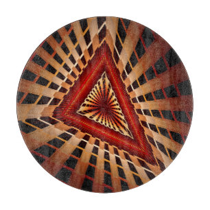 Planche À Découper Réseau d'Imaginaires 3D Conception graphique fract