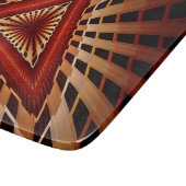 Planche À Découper Réseau Fantastique 3D Moderne de Design Graphique (Coin)