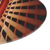 Planche À Découper Réseau Fantastique 3D Moderne de Design Graphique (Coin)