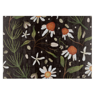 Planche À Découper Ressort Motif de surface Florale