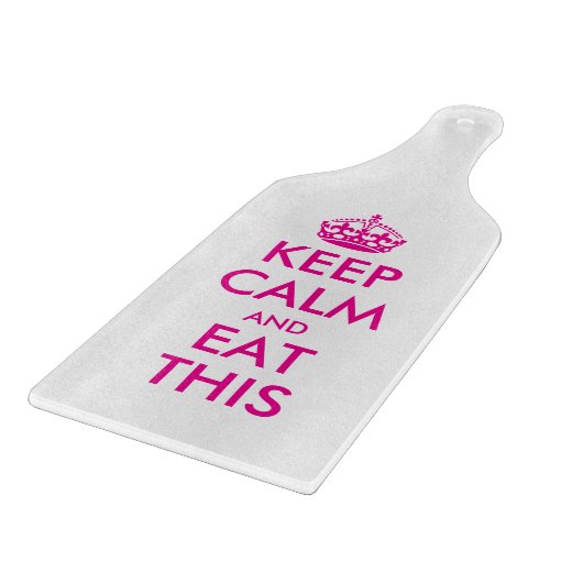 Planche À Découper Restez calme et mangez cette jolie planche à décou (Coin)