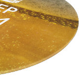 Planche À Découper Restez calme et votre texte pour une grande bière (Coin)