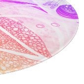 Planche À Découper Résumé moderne Planètes noires et roses Espace (Coin)