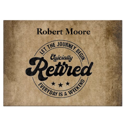 Planche À Découper Retraite (Devant)