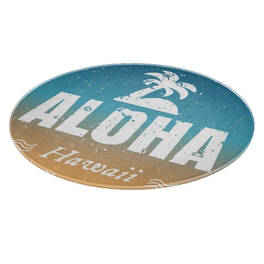 Planche À Découper Rétro Aloha Hawaï (Coin)