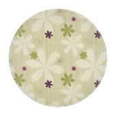 Planche À Découper Rétro arrière - plan floral (Devant)
