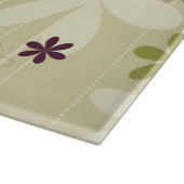Planche À Découper Rétro arrière - plan floral (Coin)
