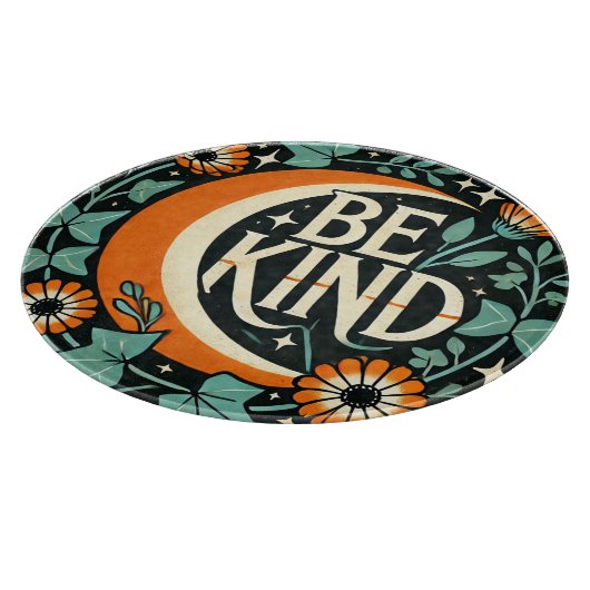 Planche À Découper Retro Be Kind (Coin)