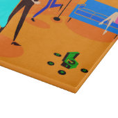 Planche À Découper Retro Cartoon Cocktail Party Cutboard (Coin)