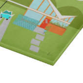 Planche À Découper Rétro conseil de taille du verre de Chambre de (Coin)