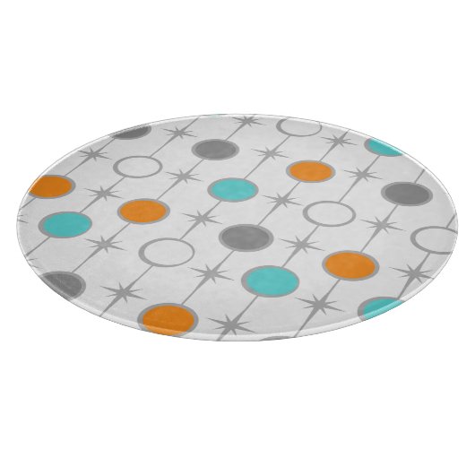 Planche À Découper Retro Dots and Starbursts Cutting Board (Coin)