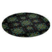 Planche À Découper Retro Fairy Stars Black Glass Cutting Board (Coin)