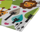 Planche À Découper rétro faune de lion de safari d'enfants (Coin)