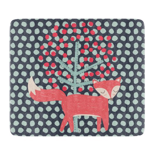 Planche À Découper Retro Fox (Devant)