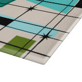 Planche À Découper Rétro grille et conseil de taille du verre de (Coin)