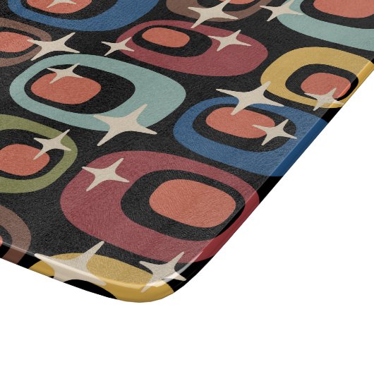 Planche À Découper Retro Mid-Century Moderne Abstrait (Coin)