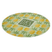 Planche À Découper Rétro monogramme des ananas | (Coin)