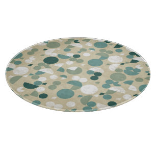 Planche À Découper Rétro motif abstrait