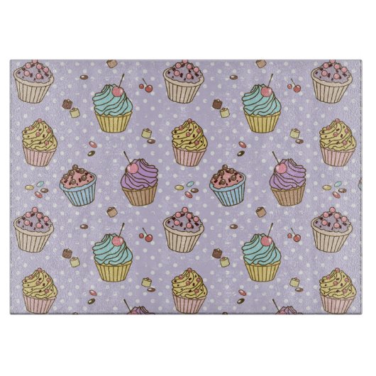 Planche À Découper Rétro motif de bonbons (Devant)