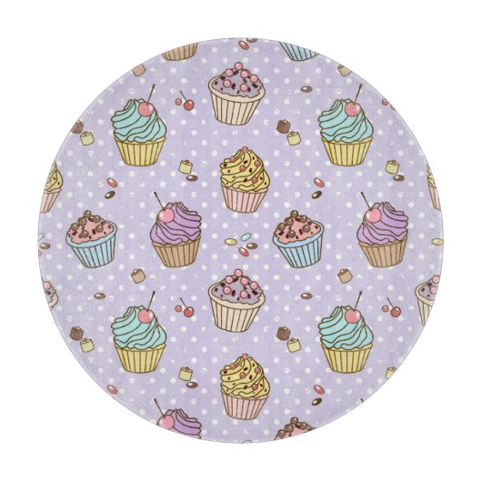 Planche À Découper Rétro motif de bonbons (Devant)