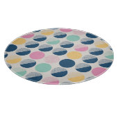 Planche À Découper Rétro motif de demi-cercle (Coin)