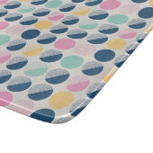 Planche À Découper Rétro motif de demi-cercle (Coin)