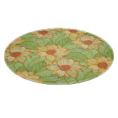 Planche À Découper Rétro motif de magnolia (Coin)