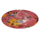 Planche À Découper Rétro motif floral (Coin)